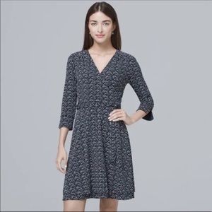 White House Black Market Reversible Wrap Dress XL